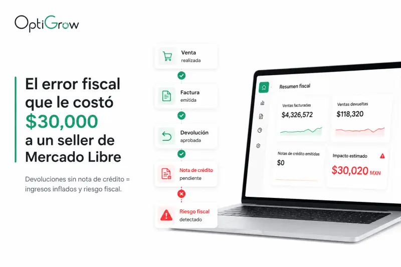 El error fiscal que le costó $30,000 a un seller de Mercado Libre (y cómo evitarlo)